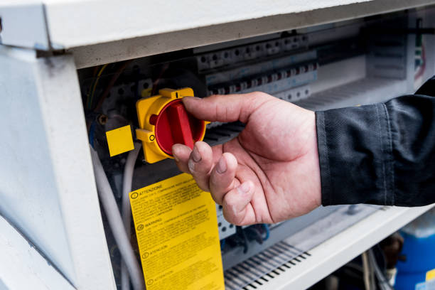 istock Ventilation cleaning. Specialist at work. Repair ventilation system (HVAC) 1184932549