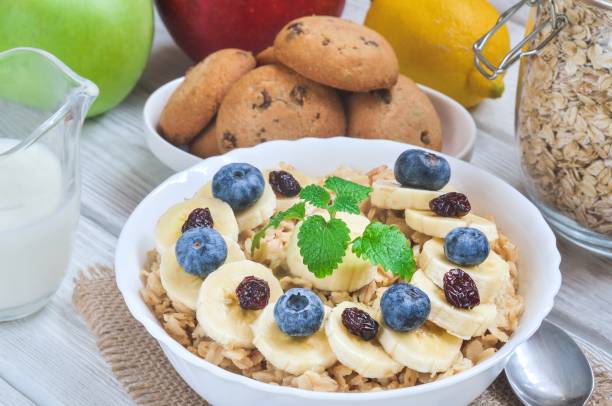 istock Delicious sweet healthy breakfast. 1184939548