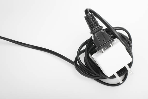 istock American plug inside European voltage converter 118495438