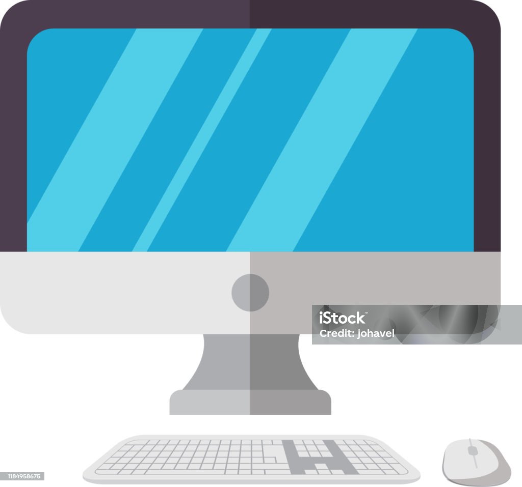 Isolated Computer Vector Design Stock Illustration - Download Image Now ...