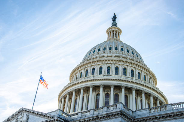 The Capitol Hill The exterior of Capitol Hill dome stock pictures, royalty-free photos & images