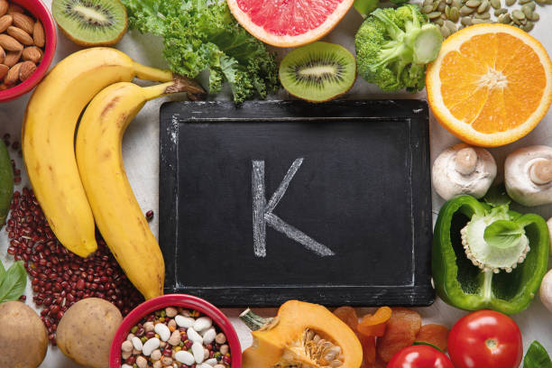 istock Healthy foods high in potassium. 1184962702