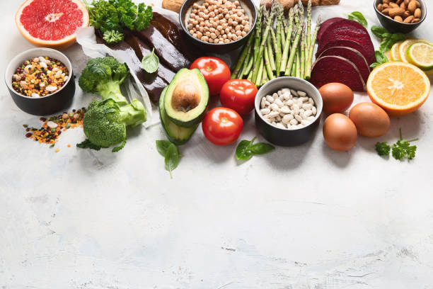 istock Foods high in vitamin B9. 1184962785