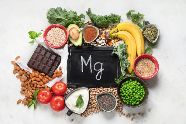 istock Food containing magnesium. 1184962839