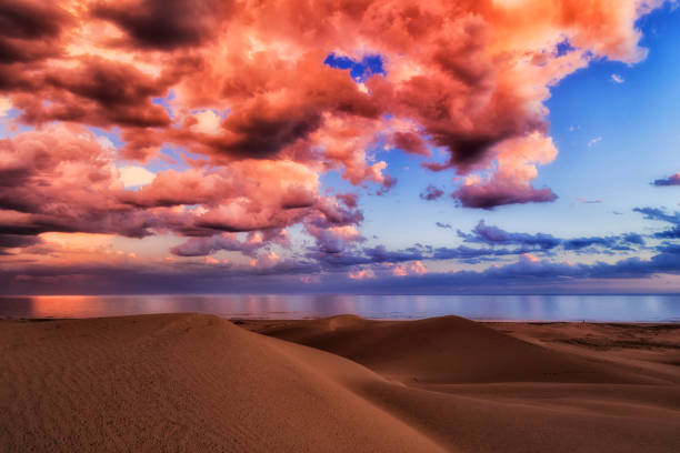 Dune Sea Pink Clouds