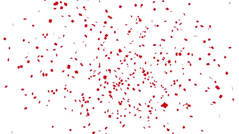Red confetti