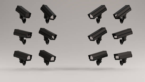 12 black closed-circuit television video surveillance looking at something 12 black closed-circuit video surveillance looking at something 12 black closed-circuit television video surveillance looking at something 12 black - peer to peer audio - fotografias e filmes do acervo