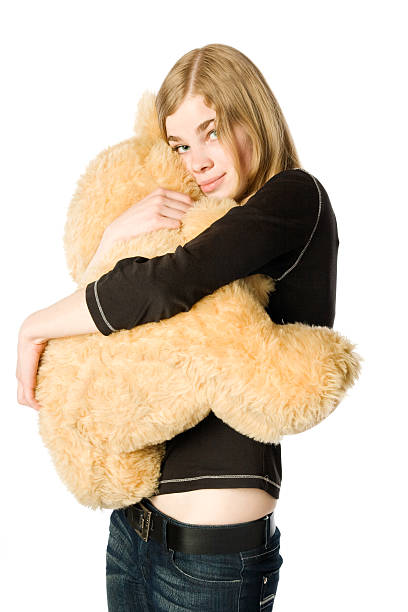 istock Girl with Teddy bear 118499771