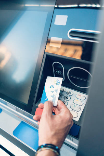 istock At the ATM device in the city 1185002243