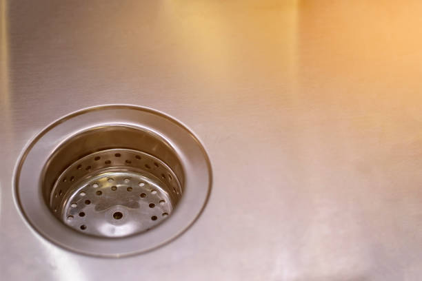 istock Drainage hole, sink holes in bathroom sink 1185005558