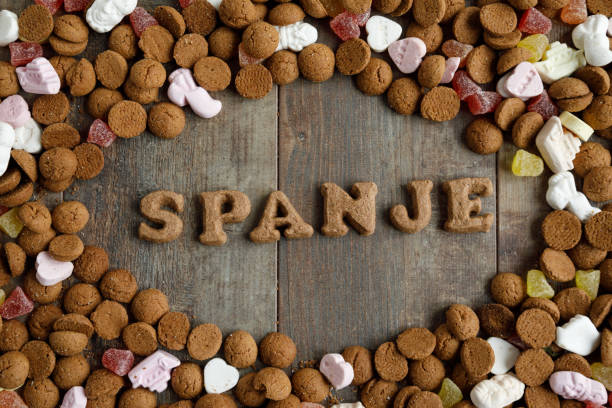istock Dutch mixed candy and pepernoten eaten during Sinterklaas feast 1185005586