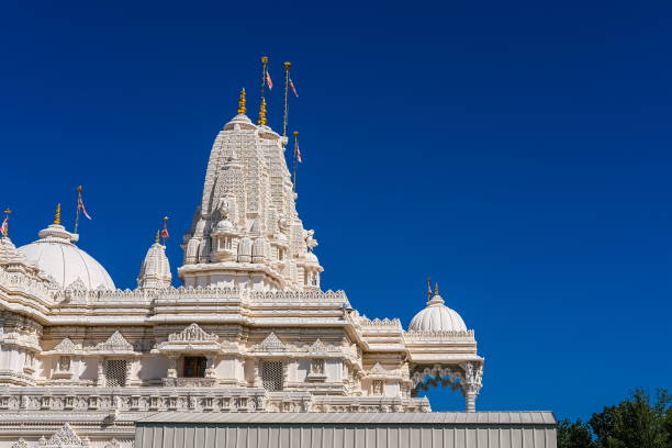 istock White Mandir on Blue Sky 1185008118