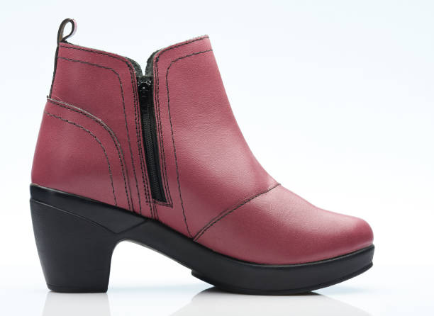 istock One leather woman show with high heel 1185010631