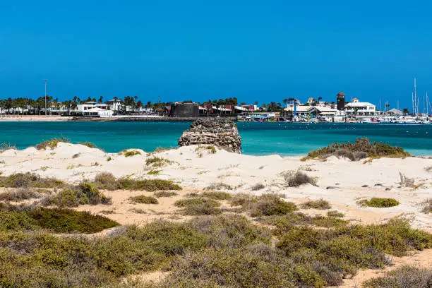 Photo of Caleta de Fuste. A resort town on Fuerteventura, one of Spain’s Canary Islands