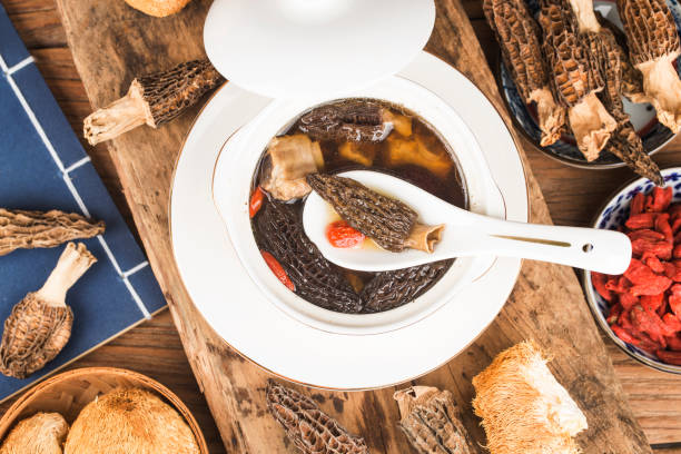 istock Morel ribs stew, Chinese cuisine 1185011483