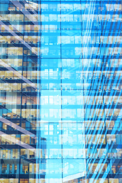 istock Business finance building and reflection 1185015592