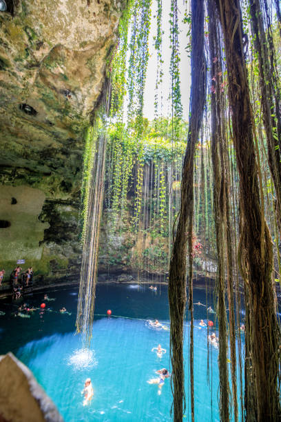 istock Amazing Ik-Kil Cenote near Chichen Itza, Mexico 1185015839
