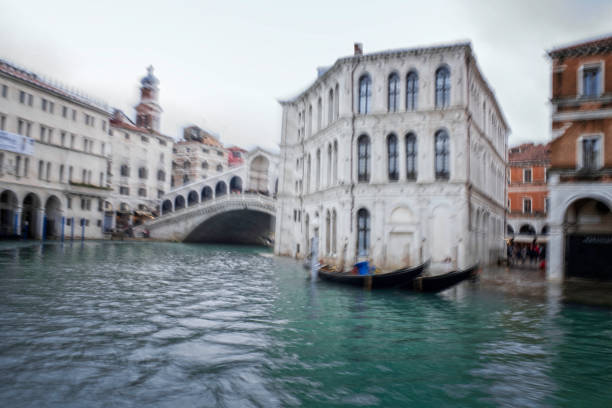 istock Ghostly gondolier on Grand Canal, Venice, Italy 1185016318
