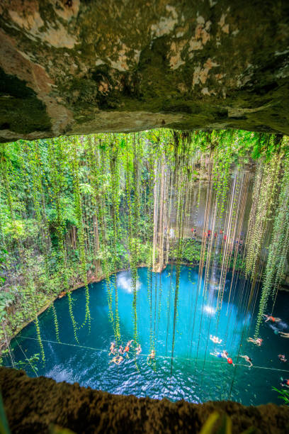 istock Amazing Ik-Kil Cenote near Chichen Itza, Mexico 1185018033