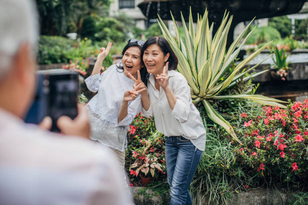 istock Senior people in park 1185019553