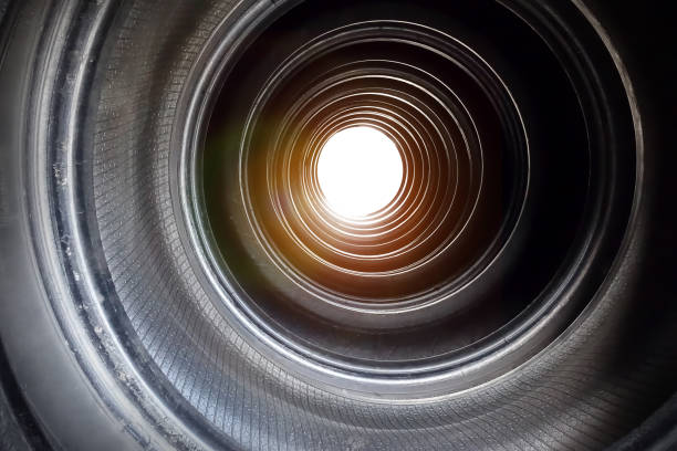 istock Close up of old tyre 1185023939