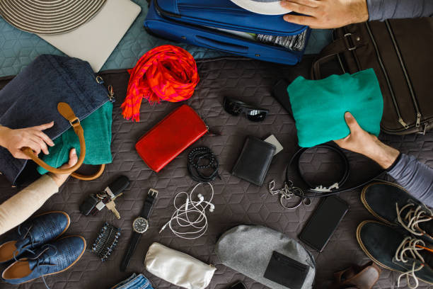 istock Abundance of personal possessions ready for packing 1185036544