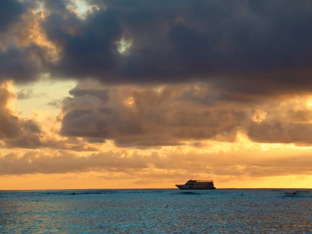 istock Sunset on Waikiki Beach Honolulu Hawaii 1185036737