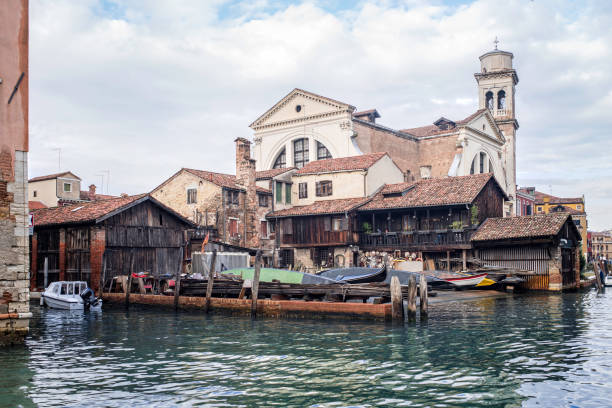 istock The gondola-maker's yard, Venice, Italy 1185046432