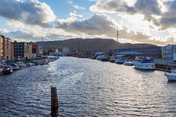 istock spring sunset over Trondheim, Norway 1185053752