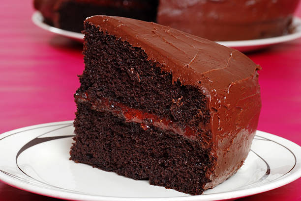 istock closeup of double chocolate cake 118505700