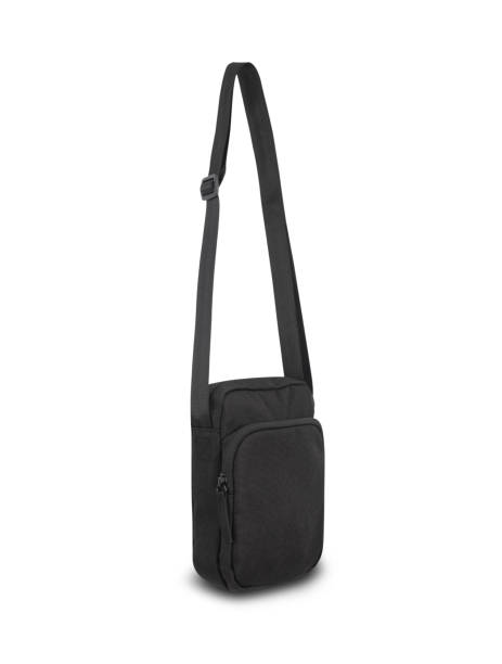 istock Black pocket bag isolated on white background with clipping path 1185057737