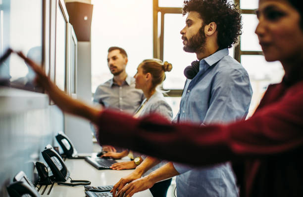 istock Business people working in the board room 1185058721