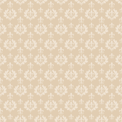Beige Background, Seamless Pattern. Suitable for design Book Cover, Poster, Wallpaper, Invitation, Cards. Vector.