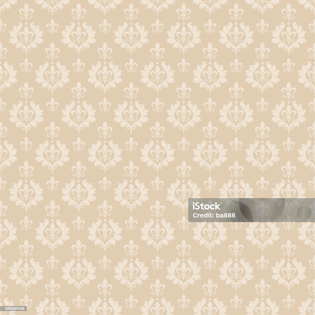 Beige Background Seamless Pattern Suitable For Design Book Cover Poster  Wallpaper Invitation Cards Stock Illustration - Download Image Now - iStock