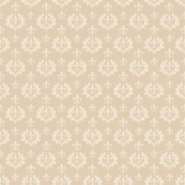 Vector illustration of Beige Background, Seamless Pattern. Suitable for design Book Cover, Poster, Wallpaper, Invitation, Cards.