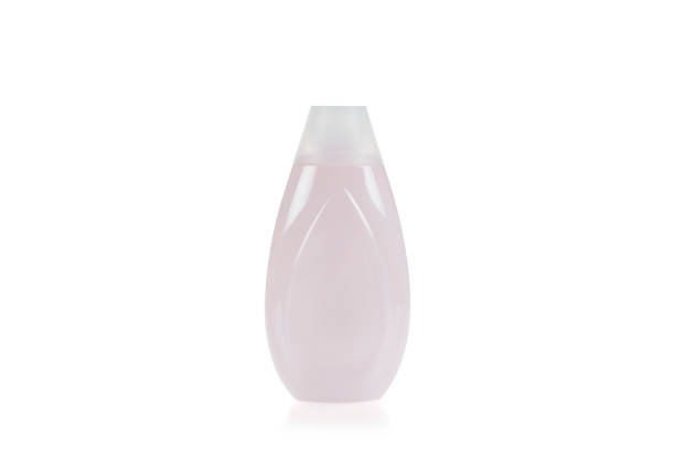 istock The pink pastel plastic bottle isolate on white background with clipping path. 1185062755