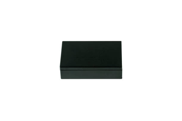 istock lithium-ion battery for camera isolated on white background with clipping path. 1185062881