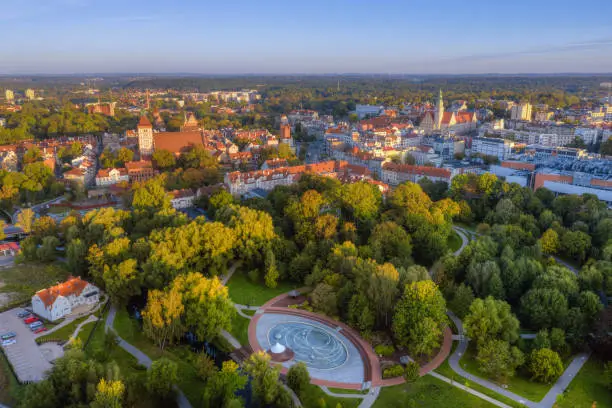 Photo of Olsztyn aerial view 3