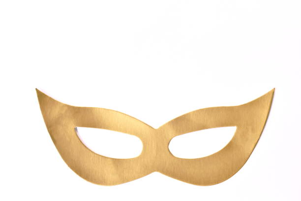 istock golden mask isolated on white background 1185072587