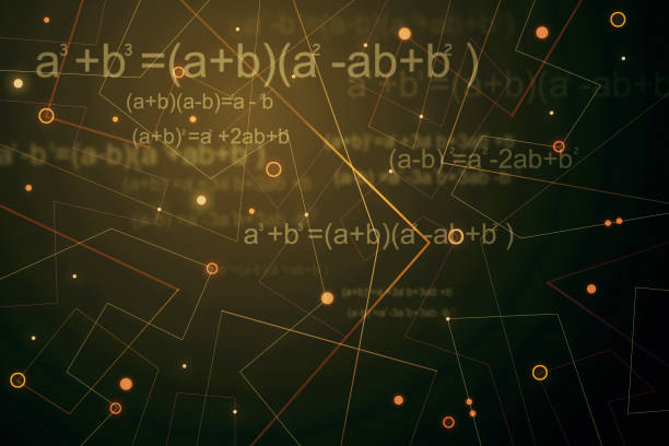 fundo geométrico escuro creativo - álgebra - fotografias e filmes do acervo