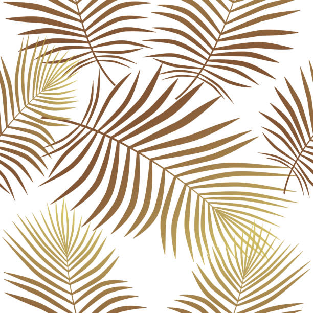 istock Creative green leaves wallpaper 1185076417