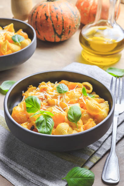 istock Pumpkin pasta with Parmesan cheese 1185079854