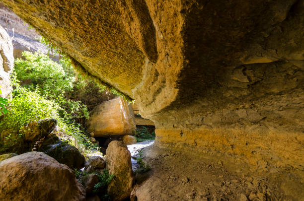 istock Great Canyon formed by the erosion called Barranco de la Luna (Granada) 1185083143