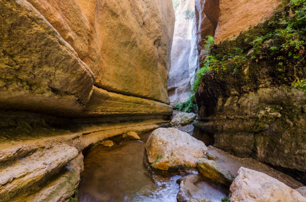 istock Great Canyon formed by the erosion called Barranco de la Luna (Granada) 1185083160