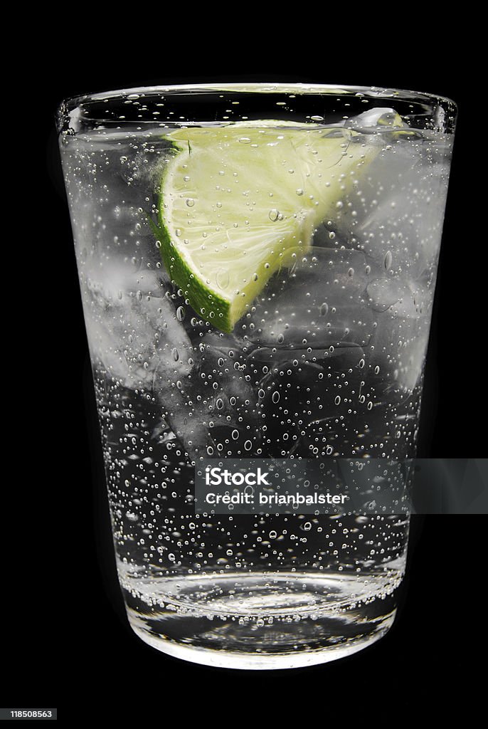 Gin / Vodka & Tonic  Lemon Lime Soda Stock Photo