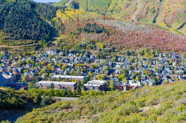 istock Park City, Utah in Autumn 1185098082