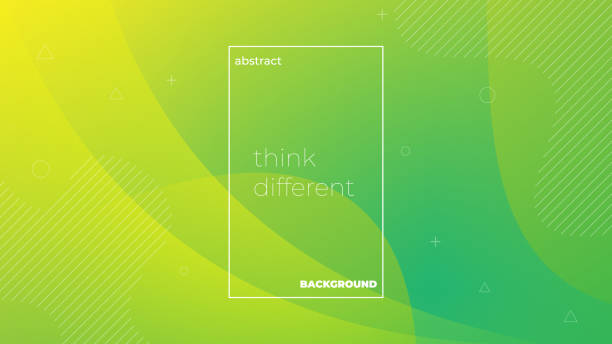 Abstract modern graphic element. Dynamical colored forms and waves. Gradient abstract banner with flowing liquid shapes. Template for the design of a website landing page or background. Modern abstract graphic elements. Abstract gradient banners with flowing liquid shapes and waves. Templates for landing page designs or website backgrounds. This design is a minimalist look and is very simple. light green background stock illustrations
