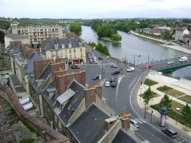 Pontoise is a commune in the northwestern suburbs of Paris, France. The Seine river goes across the town