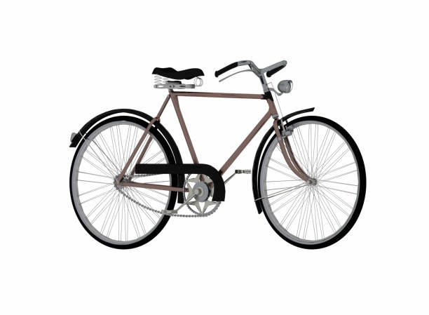 istock 3d render of vintage bicycle 1185111056