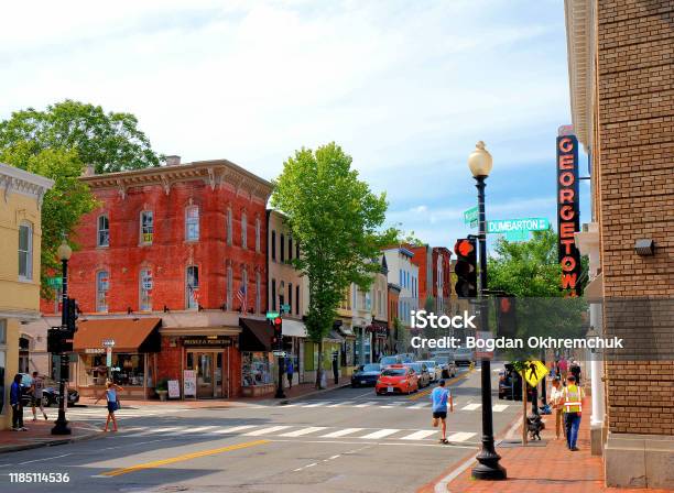Georgetown Foto Stok - Unduh Gambar Sekarang - Washington DC - Mid-Atlantic, Georgetown - Washington DC, Komunitas